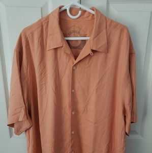 Mens Tommy Bahama XLX Peach shirt